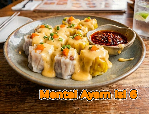 Dimsum Mentai Ayam isi 6