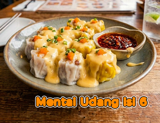 Dimsum Mentai Udang isi 6